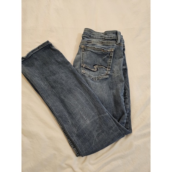 Silver Jeans Denim - Silver Jeans Co Suki Slim Boot Jeans Women's W31 Dark Wash